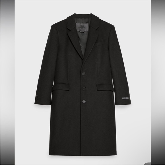 Zara Black Oversized wool blend Coat Jacket STEVEN MEISEL Limited Edition XS NWT - Picture 6 of 13
